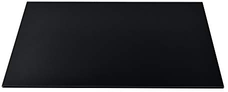 [neu.haus] Plateau de Table Bureau Chevet Table de Jardin en Verre Trempé ESG Noir Bords Polis Meuble DIY Épaisseur 8 mm 100 x 62 cm