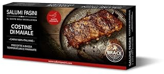 Bei niedriger Temperatur vorgegarte Rippchen | 100% italienisches Fleisch | Würziger Geschmack | 420g | In wenigen Minuten fertig