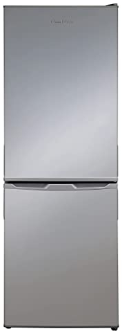 Russell Hobbs Low Frost Silver 60/40 Fridge Freezer, 173 Total Capacity, Freestanding 50cm Wide 145cm High, Fast Freeze, Adjustable Thermostat, RH50FF145S, 2 Year Guarantee