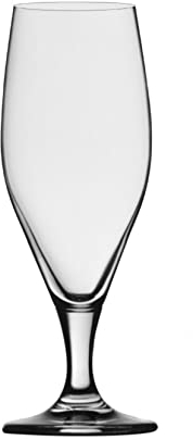Stölzle Lausitz Copas de Cerveza Iserlohn Set de 6, 275 ml – Elegantes Copas de Cerveza Ideales para Pils y Otras Cervezas – Copas de Cristal de Alta Calidad – Apto para Lavavajillas