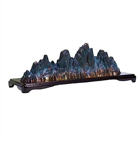 MOOWI Weihrauchbrenner Kreativer Weihrauchbrenner in Bergform, Legierung, exquisiter Weihrauchhalter, Heimdekoration, Ornamente Räucherstäbchenhalter Zen Dekor