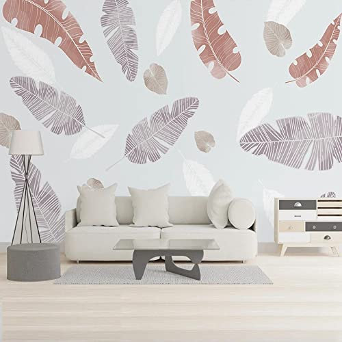 Fototapete 3D Mehrfarbige Federn 450 cm B x300 cm H Vlies Tapeten Wandtapete XXL Moderne Wanddeko Wohnzimmer Schlafzimmer Büro Flur