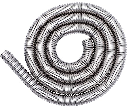 STOBAZA Edelstahl Kabelschutz Schlauch Gewindeschlauch Flexibel Metallkabelschutz Mantel Für Schwere Maschinen BAU Automotive Landwirtschaft