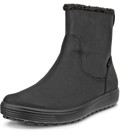 ECCO Damen Soft 7 TRED Boots, Black, 35 EU
