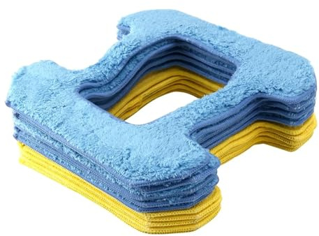 Viskee Wischpads reiben. Kompatibel for Hobot 298 Fensterputzroboter, Roboterzubehör, Lappen, Premium-Mikrofaser-Material, Nassreinigung + Trocken