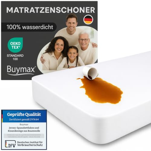 Buymax Matratzenschoner 80x200 wasserdicht Matratzenschutz & Inkontinenz Bettunterlage Nässeschutz für Matratze, Topper & Bett Molton Matratzenauflage, atmungsaktiv, saugstark, waschbar