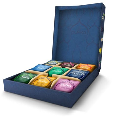 Tisane, Selection Box, Set Regalo Tisane e Infusi, 9 Gusti, Deliziose Erbe Biologiche, Ingredienti Naturali, Perfetto come Idea Regalo, con Biglietto Personalizzabile, 45 Filtri