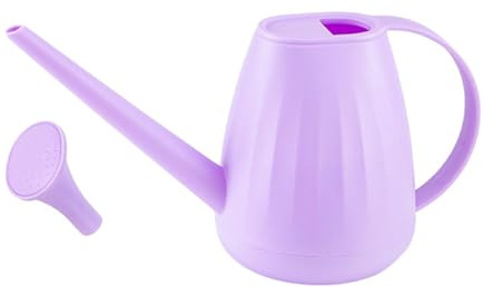 perfk Regadera Ligera de 2L con, Regalos, regadera de jardín, Herramientas de jardinería para Plantas de casa, Flores de jardín Interior, PÚRPURA