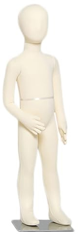 Kinder-schaufensterpuppe Im Alter Von 5–14 Jahren, Kinder-schaufensterpuppen, Ganzkörperpuppe Für Kleinkinder Und Teenager, Beige Torso-schaufensterpuppe Für Die Schaufenster-kleide(Size:10 Years Old)