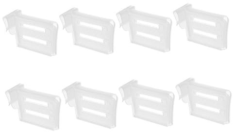 Veemoon 8pcs Expandable Refrigerator Side Door Dividers, Telescopic Fridge Partition Boards for Household Kitchen Drawer Storage, Convenient Food Separator for Daily Use