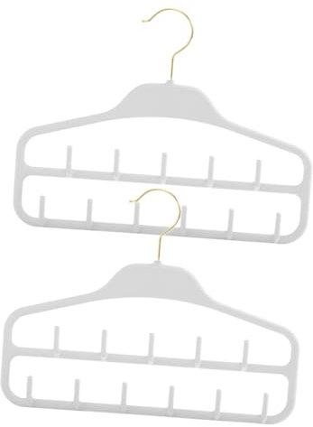 OKUMEYR 2 Pezzi Appendiabiti Per Armadio Appendicravatte Appendicinture Organizer Multifunzione Resistenti Per Casa