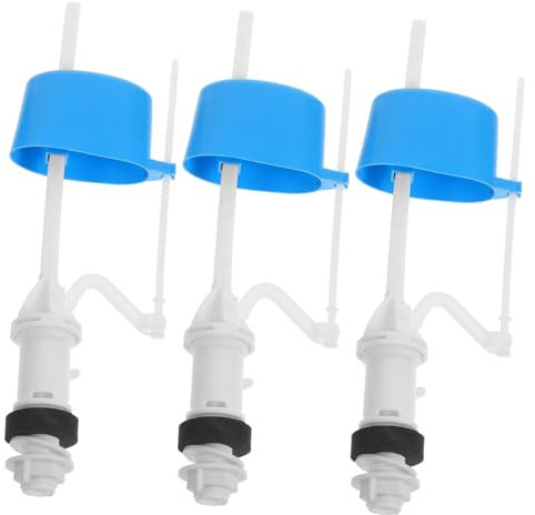 Artibetter 3 Soupapes de Remplissage pour Toilettes en Pp Compatibles Toilettes Standard Système de Vidange Lot de 3 Pièces