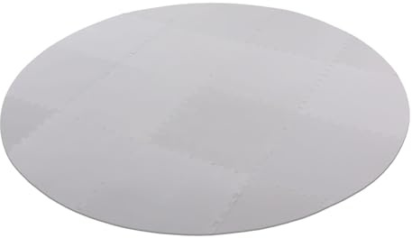 Brride Whirlpool Unterlage rund 196cm, Hot Tub Pad Fundament Bodenschutzmatte für Außenpools, Eva Foam Padding Anti-Rutsch Wasserdichtes Pool Unterlage für Schwimmbecken Whirlpool (Grau 6mm-Dicke)