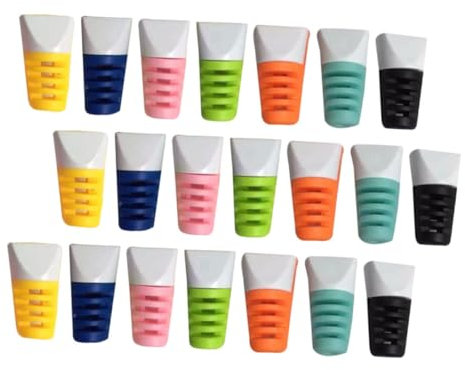 Veemoon 50pcs Charger Protector Sleeves Random Color Usb Cable Protectors for Fraying Prevention Lightweight and Portable Abs Pvc Material Essential Cord Management Accessories