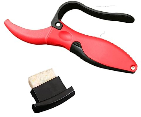 HANABASS Aiguiseur Professionnel Pour Sécateurs Et Ciseaux De Jardin Affûteur Compact Alliage Acier Pour Lames De Tondeuse Affûte Rapidement Cisailles Outils De Jardinage Et Coupe-branches