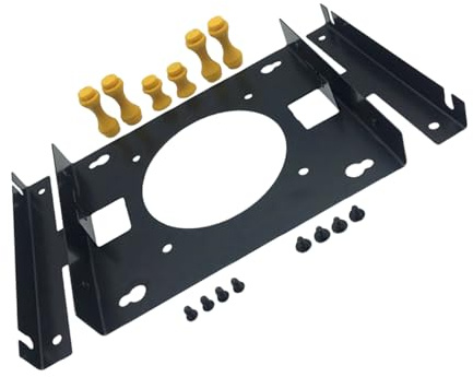 Adaptador de soporte de montaje de metal para disco duro mecánico de 3.5 pulgadas, soporte de bahía de disco duro para almacenamiento interno de escritorio, bandeja de montaje de computadora de