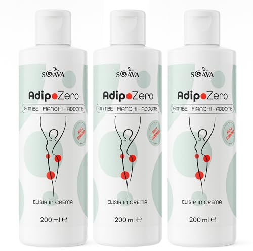 AdipoZero Fettlös kräm 600 ml – reducerande och uppstramande liporiducent – anti-celluliter och anti-bristningsbehandling (medium)