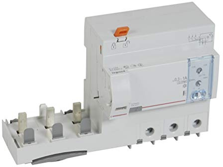 Bloc différentiel adaptable DX3 3P 400V~ - 125A - typeF réglable - pour disj 1,5 module/pôle