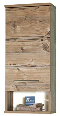 Schildmeyer Hängeschrank 119933 Isola, 30x20.5x71 cm, silberfichte Dekor