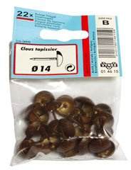 VYNEX Clou tapissier doré Vieilli 10mm x46