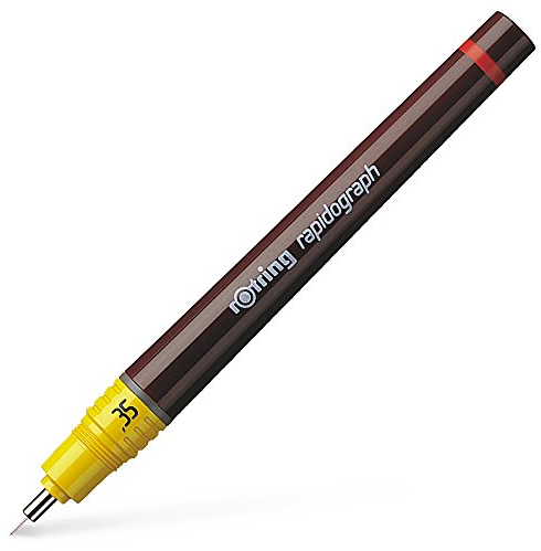Rotring isograph Tuschefüller S0202270 gelb 0 35 mm, 1 stück (1er Pack)