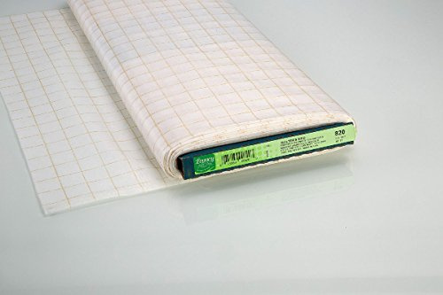 Quilter's Grid fixierbar weiß (1 Meter)