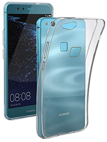 REY Transparent Silikonhülle TPU für Huawei P10 Lite, Handyhülle Premium Kratzfest TPU Durchsichtige Schutzhülle, Ultradünne 0,33 mm