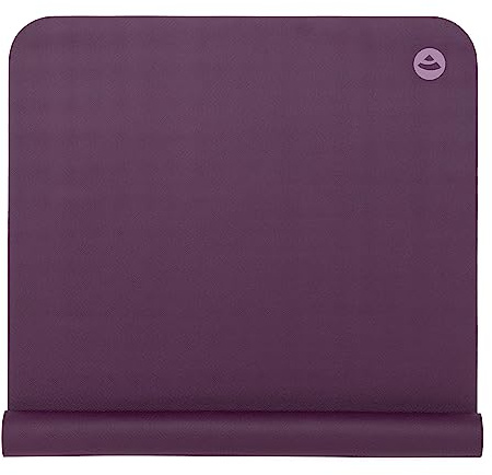 Tapis de yoga bodhi EcoPro Travel | 100% caoutchouc naturel | Extrêmement antidérapant | 100% naturel et écologique | Tapis professionnel pour le yoga et le Pilates | 185 x 60 x 0,13 cm | violet