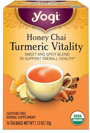 Yogi Tea, Honey Chai Turmeric Vitality, 16 ct