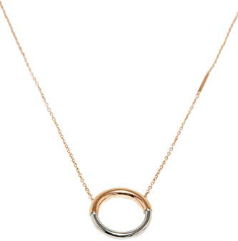 Esprit ESNL00322342 Damen Collier Tint Necklace Edelstahl Bicolor Rose 45 cm