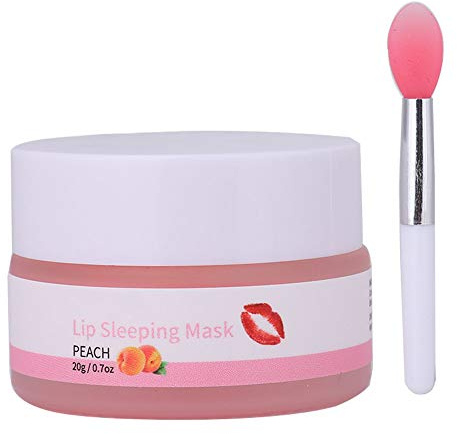 Máscara de labios, 20g Arrugas Reparación Hidratante Nutritiva Máscara de labios Noche Dormir Crema para el cuidado de los labios Dilución de labios para niñas y mujeres, Mascarilla Labial Nutritiva