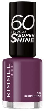 Rimmel London 60 Seconds Super Shine 8ml 562 PURPLE RIOT