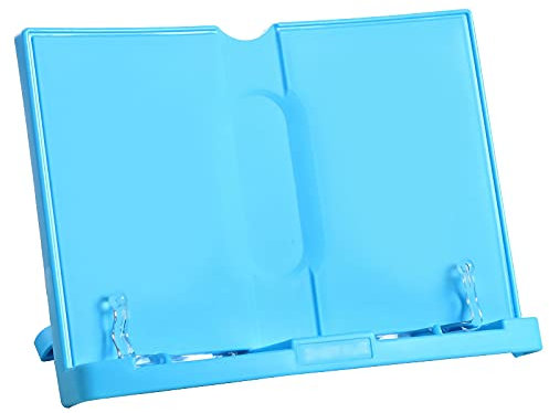 Leseständer Buchlesestände 180 Grad Winkel einstellbar Tragbare Kochbuch Feste Standhalter für Noten Lehrbuch Lehrbuch Tablet 9 x 8,7 Zoll Bücherregal