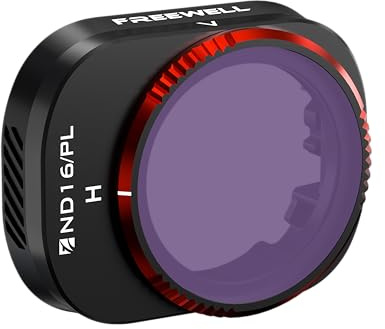 Freewell ND16/PL Hybrid-Kameraobjektivfilter Kompatibel mit Mini 4 Pro