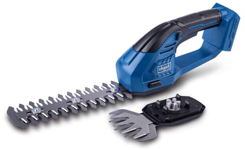 Scheppach Akku-Gras & Strauchschere C-HTGS200-X 20V Grasschere | Schnittbreite (Grasschnittmesser) 90mm | Schnittlänge (Strauchschnittmesser) 200mm | 20V-IXES-Serie | Ohne Akku & Ladegerät