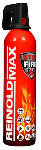 IWH - Feuerlöschspray 750 ml | Kompakter A+F Schaumlöscher ideal für Camping, Auto, Haus und Freizeit | Kleines Feuerlöschspray ideal auch für unterwegs | Inhalt: 750 ml; H: 315 mm