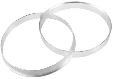 TANGSIYANG Zentrierringe 4Pcs Aluminium Ringe OD 74,1mm Zu ID 72,6mm Auto Reifen Zentrierung Hub Centric Ringe Rad Bohrung Zentrum Radnaben Zentrierringe