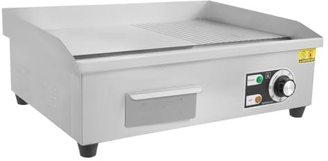 Barbecue elettrico in argento, semi-piatto, in acciaio inox, per snack bar, mense, negozi di pollo arrosto, 55 x 43 x 24 cm