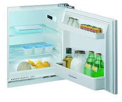 INBUL021 Frigorifero Sottotavolo Da Incasso, 144 Litri, Altezza 81.5 Cm, Statico, Porte Reversibili, 39 dB, Grigio, Classe Energetica E