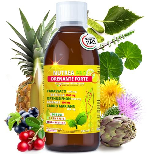 Diuretico Drenante Forte Dimagrante anticellulite.11 Erbe più Bromelina forte drenante. Dimagrante forte veloce donna uomo.Cellulite,drenante gambe,Pancia Piatta. NUTREA PRO®