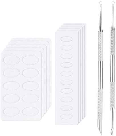 2 PCS Cuticle Pusher Tool, Silver Dual-Ended Cuticle Remover Nail Scraper with 10 sheet Grit Sandpaper, Metal Professional Nail Scraper for Manicure Pedicure Nail Art Care Tools