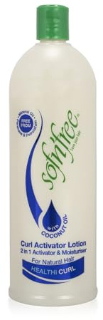Sof N Curl Lotion mit Vitamin E und Panthenol 2in1 Aktivator für glatte & glänzende Locken, 750 ml