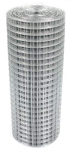 Easipet Welded Wire Mesh, 36 inch x 30 Metre Roll, 1 x 1 inch Grid, 19 Gauge Galvanised Steel