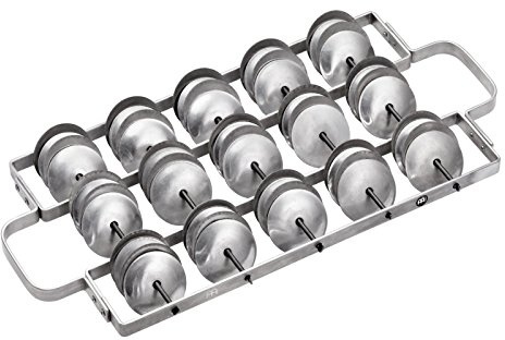 Meinl Percussion Aluminium Rocar Instrument - Großes Samba Schelleninstrument - Aluminium, Silber (RC2-L)