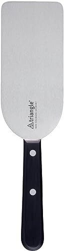 triangle Palette 14 cm, genietet – Küchenpalette, gehärteter Edelstahl | Classic, Konisch geschliffene Profi-Palette, genietet, rostfrei, Made in Solingen – ideal zum Heben, Wenden & Servieren