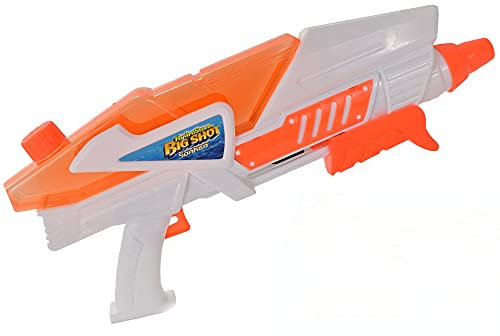 Hydrostorm Big Shot Soaker Water Pistol - 39cm Pump Action Triggered Water Gun - Assorted Colours