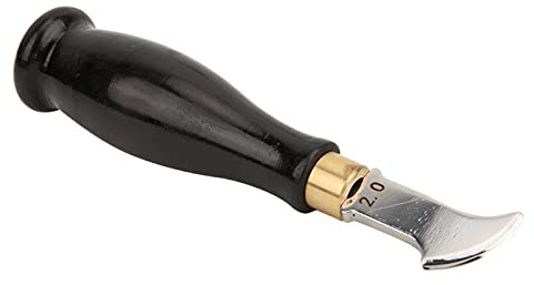 Lederkantenfalte Sandelholzgriff Lederkantenmarkierung Handwerk DIY Tool Leder Crimpwerkzeuge Größe