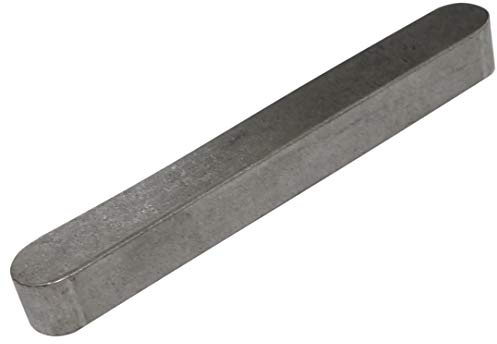 AERZETIX - C43570-5 x Passfedern mit abgerundeten Enden - Type A - Länge 63mm - Breite 8mm - Höhe 7mm - Stahl C45K - DIN 6885A - ISO R773