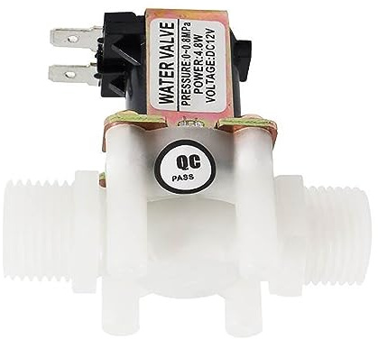 GREDIA 1/2 DC 12V Solenoid Valve N/C Normally Closed Water Inlet Flow Switch