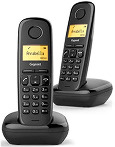 Gigaset A170 Duo, Schnurgebunden, Festnetztelefon, Schwarz